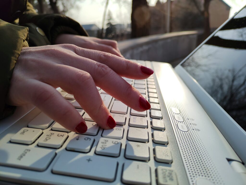 Claude prompts for freelance writers on laptop screen